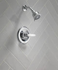 Foundations 13 Series Shower Trim Kit With Single Spray Shower Head Chrome Finish Valve Not Included Ready to Pair