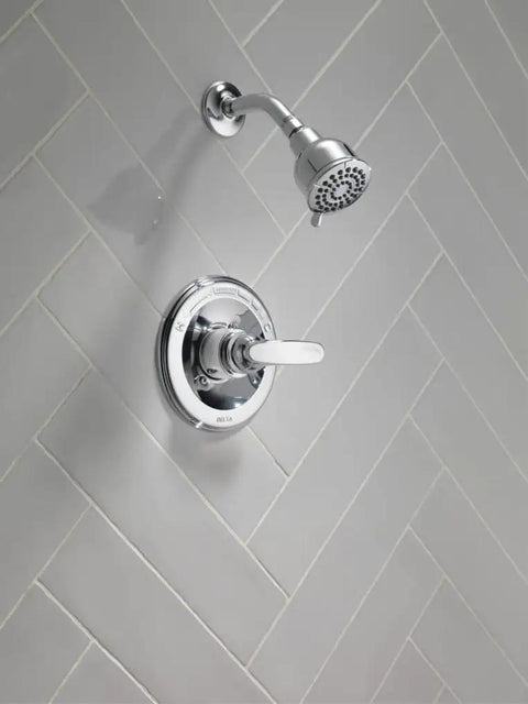 Foundations 13 Series Shower Trim Kit With Single Spray Shower Head Chrome Finish Valve Not Included Ready to Pair