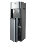 Bottom Loading Water Cooler Dispenser For 5 Gallon Bottles With Hot And Cold Water, Stainless Steel Inner Tank, open panel view