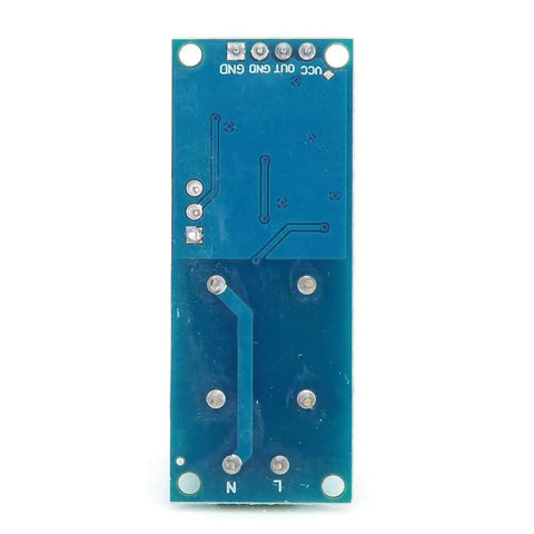 Knockout Precise Ac Voltage Sensor Module Packing A Nifty Zmpt101B Chip Single Phase Detection Board top view with circuit traces.
