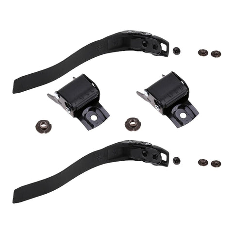 Durable Inline Roller Skate Straps Kit With Screws And Buckle Replacement Repair Accessories For Shoes Easy To Install With Screwdriver
