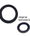 Crankcase Gasket And Oil Seal Combo Kit For Small Engine Mowers DIY Friendly Install Includes 697110 795387 793880 272475s 594195 Gaskets And Two Oil Seals Direct Fit Replacement, 795387 oil seal