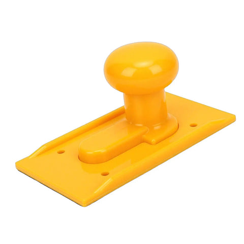 Ergonomic Woodworking Push Block With Heavy Duty ABS Construction For Table Saw Planer And Router Table Pro Grade Push Stick Yellow Protective Guard