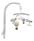 Up Up And Away Musical Baby Crib Mobile For Boys With Sky Balloons Clouds And Planes Calming Lullabies Soother Featuring 12 Soothing Tunes