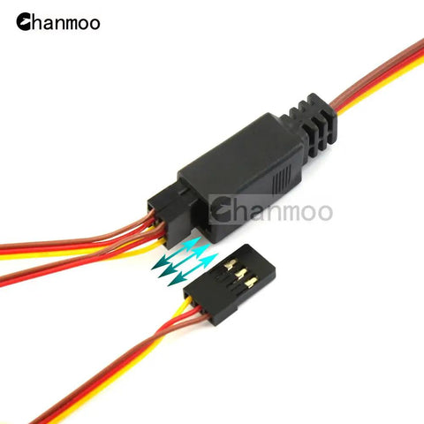 JR Style Servo Splitter Y Harness Cable 1 Male To 2 3 4 5 6 Female For RC Cars Planes Drones Receivers And ESCs 350mm Lead