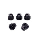 32P 5mm Pinion Gear Set for RC Buggy and Monster Truck, Hardened Metal Construction, 17T-21T, 0.8 Metric Pitch