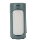 Foldable Camping Light With 10000mAh Rechargeable Battery, standing upright, showing compact design and grey exterior