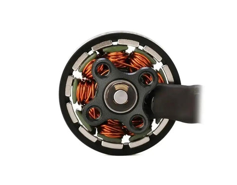 Close-up of copper coils in 1.5mm Shaft Brushless Motor With 2900KV 3800KV And 4600KV For 3 To 6S FPV Drones 2.5 To 4 Inch Quadcopters