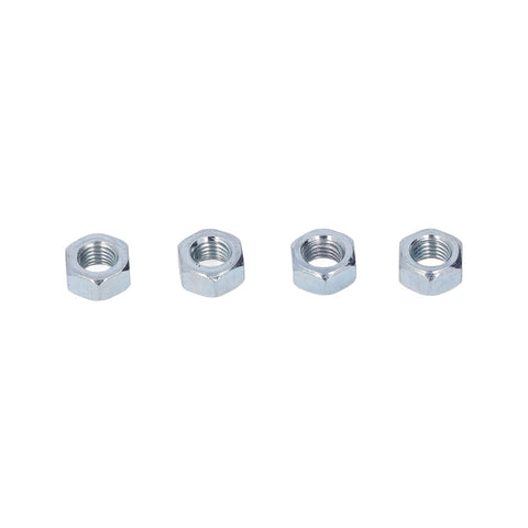 Set of four hex nuts from Carburetor Studs Kit With Spacers, 3.5 Inch Mounting Stud Set For Five Sixteenth Inch Thread Intake Manifolds