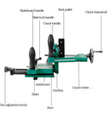 Rock Solid Woodworking Tenoning Jig With Adjustable Tenon Saw Fixture And Rear Support Plate For Hella Precise Cuts Through Thick Stock, showing detailed components.