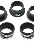 SnapMag 10 Piece Magnetic Dust Collection Starter Kit For Four Inch Hoses And Ports Quick Connect Dust Collector System Rubber unions and clamps.