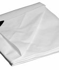 Folded Heavy Duty Poly Tarp 10x15 Feet White, with grommets, Multi Purpose Waterproof Tarpaulin For Outdoor Use, DIY Projects
