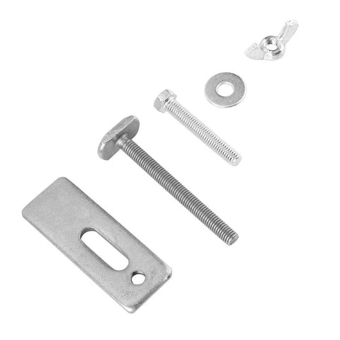 Beefed Up Heavy Duty T Track Hold Down Clamp Kit For CNC Router Tables, solid iron adjustable screws and fixture components