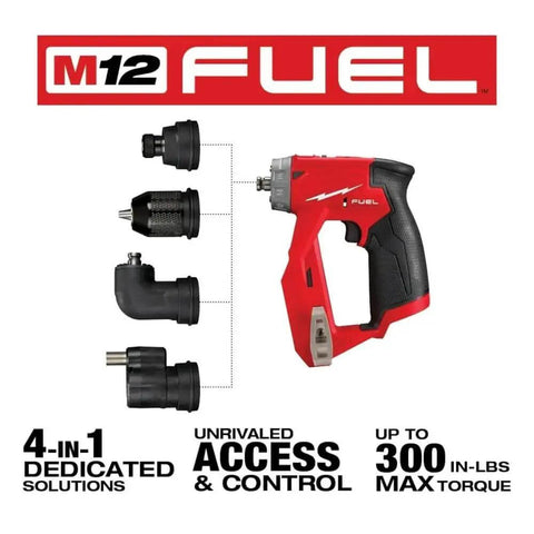 Professional Installation Drill And Driver Featuring All Steel Three Eighth Inch Chuck And Multiple Hex Adapters showing compact design and interchangeable heads.