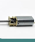 Rock Solid Mini 050 Gear Motor With Full Metal Gearbox 3V To 9V Low Speed 245Rpm smooth operation for DIY robots.