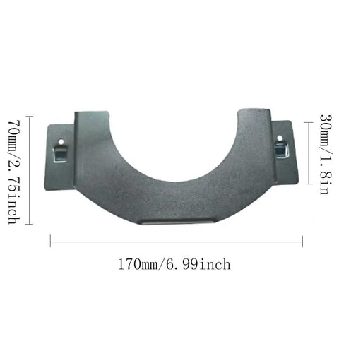 Two Pack Vertical Wall Mount Grinder Holder Bracket For Angle Grinders Space Saving Rack Keeps Your Workshop Clutter Free