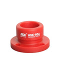 HSK50A Tool Holder Tightening Fixture for Universal CNC Equipment, red aluminum alloy construction shown on white background.
