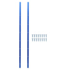 Two Pack Aluminum T Track Kit 800mm Blue Oxidized T Slot Track With Predrilled Holes And Screws For Woodworking Jigs