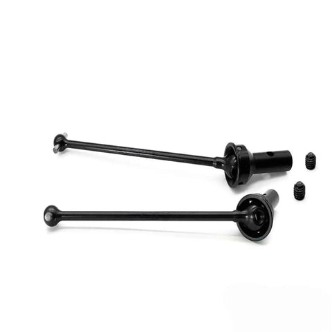 96mm CVD Drive Shaft Set Steel For Tekno NB48.2 Upgrade Kit, Beefed-Up Heavy-Duty High-Strength Steel, Precision Ground Shafts For Smooth Power Transfer, Balanced Drivetrain, 2 Pieces RC Car Parts For Pro Buggy, black shafts