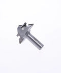 Pro Grade 45 Degree Lock Miter Router Bit with two inch diameter and half inch shank, shown against a white background.