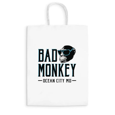 Make Your Brand Pop With Large Full Color Custom Printed Paper Bags With Handles For Retail, Events, And Restaurants.