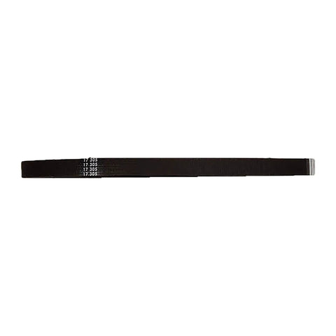 Side view of Washer Drive Belt WH01X24697 Replacement For Compatible Washers, durable black belt for smooth spin performance built to last.