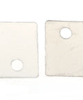 Pack Of 100 Mica Insulator Sheets For TO-220, Natural Transparent Rectangle With Holes, 18mm x 13mm x 0.12mm