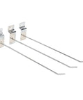 Aluminum Slatwall Slot Board Hooks 20cm 3.3mm Heavy Duty Display Hangers 50 Pack