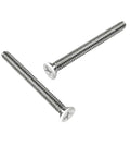 Heavy Duty Extra Long Outlet Mounting Screws Forty Piece Pack Six Thirty Two Gauge One And Half Inch Reach White Painted Phillips Countersunk Heads
