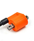 Orange ignition coil from ATV Igniter CDI Box And Ignition Coil Kit For Big Bear 350 YFM350FW 4x4 1990 1994 Replacement Parts