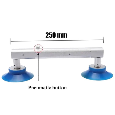 Pro Grade Aluminum Alloy Vacuum Gripper Suction Cup Kit For Handling Thin Glass Sheets And Phone Displays With Sweet Non Slip Grip And No Sweat Release Valve For Any Job