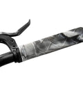 Grippy Flangeless Handlebar Grips For Flat Straight Bars And Scooters With 140 mm Non Slip Grip TPR design on bicycle handlebar