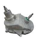 Heavy Duty Loading Auger Gear Case Replacement For John Deere S Series Harvesters, side view with two visible shafts