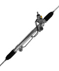 Close-up of power steering rack and pinion assembly replacement for Toyota Tacoma 2005 through 2021 all models 4WD and RWD beefed up build.
