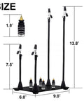 Adjustable Soldering Helping Hands With Four Magnetized Pillars And Flexible Arms Heavy Duty Circuit Board Holder size chart
