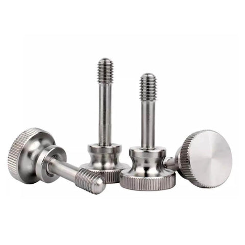 M3x10mm Captive Screws With Knurled Thumb Head Stainless Steel 4 Pack Heavy Duty Panel Fasteners for enclosures and cabinets