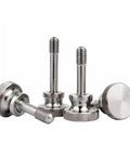 M4 X 12mm Captive Screws With Knurled Thumb Head Stainless Steel, 4 Pack, Captive Panel Screws For Enclosures