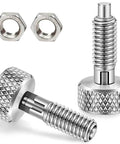 Hand Retractable Spring Plunger M10 Stainless Steel Quick Release Pin Lockout Pin With Nut And Knurled Handle for toolbox