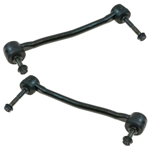 Solid Road Ready Steering And Suspension Refresh Kit Featuring Dual Inner Outer Tie Rods Sway Bar Links And Adjusting Sleeves To Kick Wheel Shake And Kill Clunks For Ford Excursion F250 F350, close-up of sway bar links.
