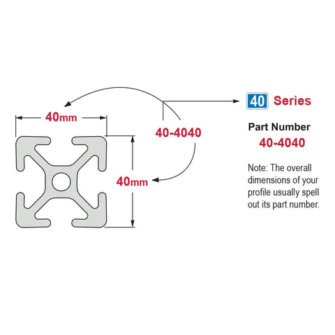 40mm x 40mm T Slot Aluminum Extrusion for 80 20 Style Builders Black Anodized 1220mm Length Heavy Duty DIY Linear Rail Bar for CNC Tables Machine Frames Workstations and Custom Projects, 40-4040 profile