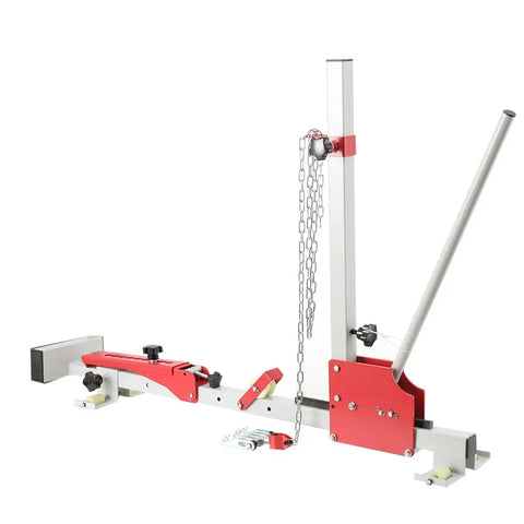 Heavy-Duty Car Dent Removal Puller Tower, Adjustable 100 To 800 Mm, Pro-Grade Sheet Metal Dent Repair Tool with chain and handles