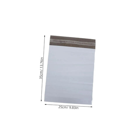 Self-Seal White Poly Mailer Bags 100 Pack 10x14 Inches Waterproof And Tear-Resistant Shipping Bags For Clothes Easy Peel-And-Seal Bulk