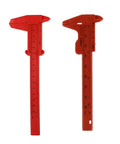 Depth Vernier Caliper 3inches, 6inches Depth Vernier for Length Width Inner Outer Measuring Caliper Measuring Tool Digital Gauge, red dual set