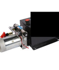 Top-Notch 4000W Double Acting Hydraulic Pump Pack For Dump Trailer with 10L reservoir and industrial motor.