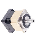 Precision Planetary Gearbox Assembly For Stepper And Servo Drives Hella Smooth Helical Reduction Unit with black and gold casing