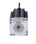 60x60mm Frame Nema 24 Stepper Motor 1.8 Degree 8mm Shaft 2 Phase 4 Wire 5A 60x60x102mm High Torque CNC And 3D Printer Drive For Your DIY Rigs And Automation Projects, front view