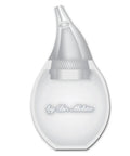 NasaBulb Nasal Aspirator Set With 2 Soft Silicone Bulbs, Easy Clean Design, transparent view of bulb detail.