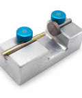 Pro Grade Dop Stick Transfer Jig For Gemstones with dual clamp magnetic, side pressure, and fits 5.8mm and 6.0mm dop sticks.