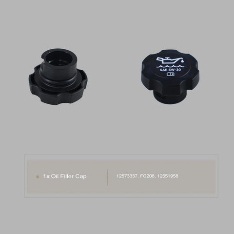 Engine Oil Filler Tube With Gasket And Filler Cap FC208 For Chevy Silverado 1500 GMC Sierra 1500 Replacement Kit components