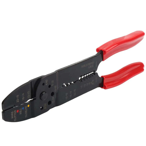 Pro Grade Multi Function Wire Terminal Crimping Pliers with Carbon Steel Blade and Ergonomic Handle for Electrical Projects